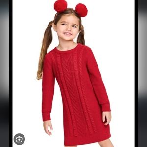 The Children’s Place toddler Girls Cable Knit Sweater Dress